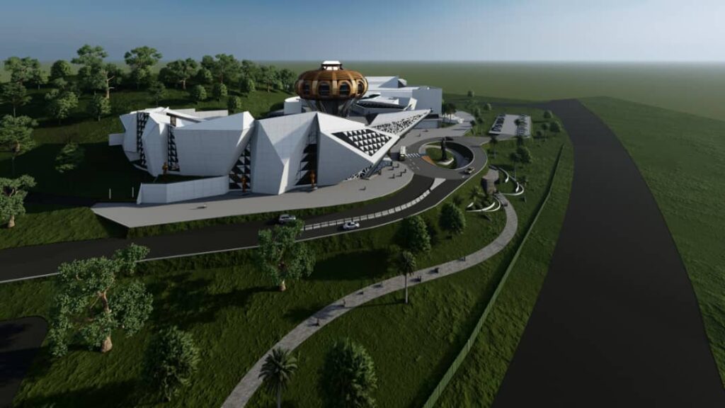 Construction of 360° rotating restaurant begins at Liberation City